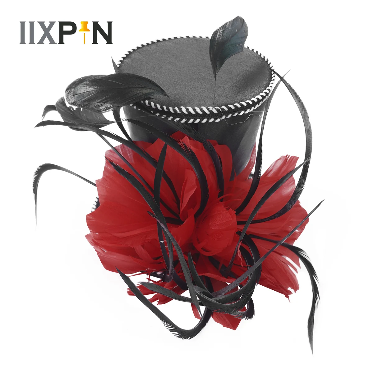 Halloween Party Gothic Little Top Hat Steampunk Banquet Ball Magic Hat with Hairpin Fasten Feather Cosplay Hair Clip Photo Props
Halloween Party Gothic Little Top Hat Steampunk Banquet Ball Magic Hat with Hairpin Fasten Feather Cosplay Hair Clip Photo Props