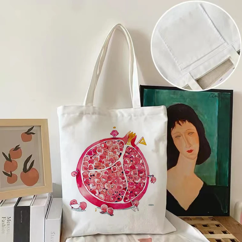 Pomegranate Printed Canvas Shoulder Shopping Bag Tote Purses Casual Handbag for Girls Schoolbags Causual Shoulder Messenger Bag
Pomegranate Printed Canvas Shoulder Shopping Bag Tote Purses Casual Handbag for Girls Schoolbags Causual Shoulder Messenger Bag