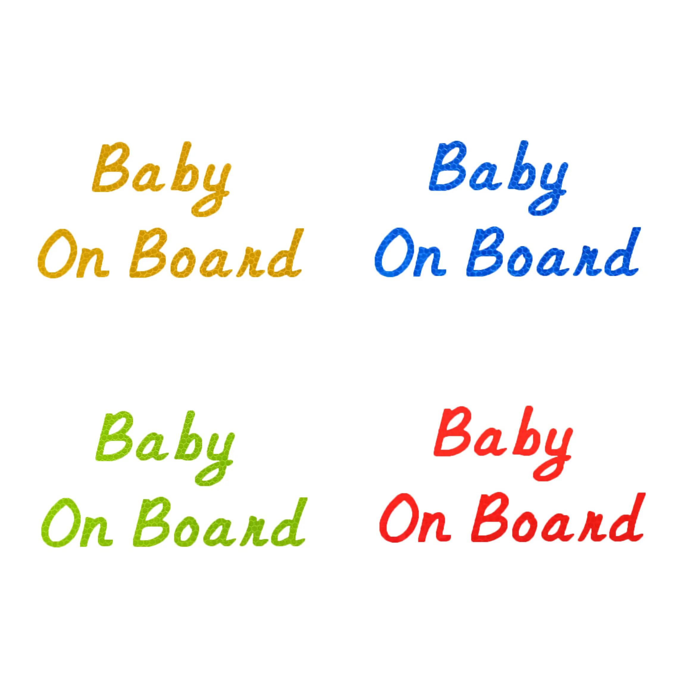 Baby on Board Reflective Car Stickers and Decals Safety Sign Bumper Sticker Warning Strip Decal for Car Styling Decor 16cmx8cm
Baby on Board Reflective Car Stickers and Decals Safety Sign Bumper Sticker Warning Strip Decal for Car Styling Decor 16cmx8cm
