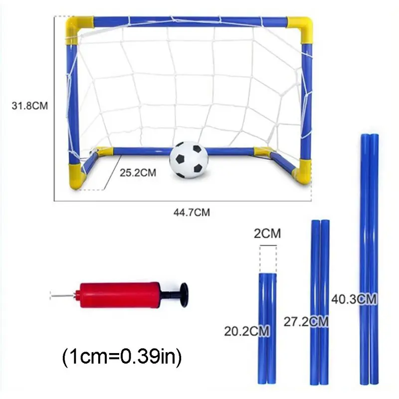 Assemble football goal toys set intelligence toys children football goal pool set mini ball toys children boys and girls 3+
Assemble football goal toys set intelligence toys children football goal pool set mini ball toys children boys and girls 3+