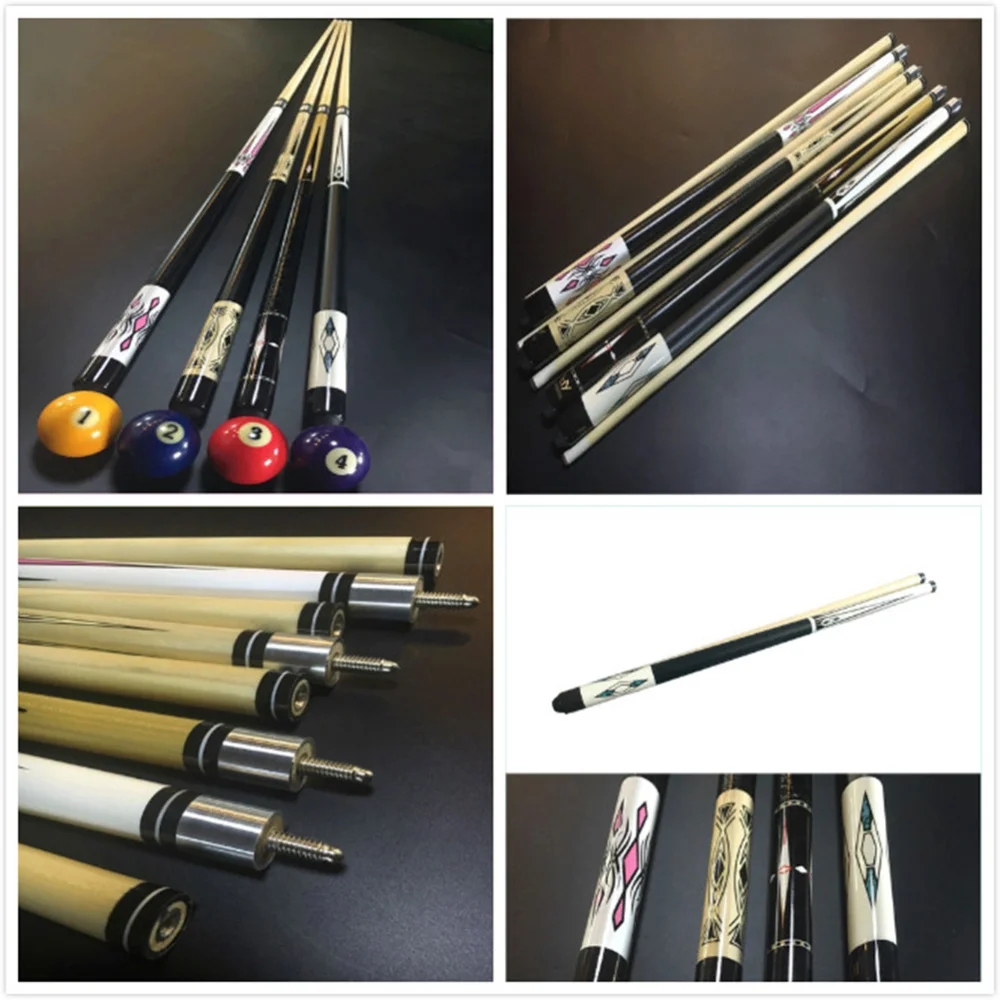 Wood Pool Cue Billiard House Bar Printing Pool Cue Sticks Billiard Accessory for Practice (Random Color)
Wood Pool Cue Billiard House Bar Printing Pool Cue Sticks Billiard Accessory for Practice (Random Color)