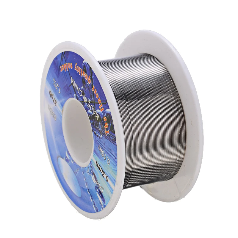1 Roll Tin Lead Solding Wire 0.3mm 63/37 Flux Welding Wires Iron Line Reel Rosin Core Solding Wire 2.0% 10 Meter Long
1 Roll Tin Lead Solding Wire 0.3mm 63/37 Flux Welding Wires Iron Line Reel Rosin Core Solding Wire 2.0% 10 Meter Long