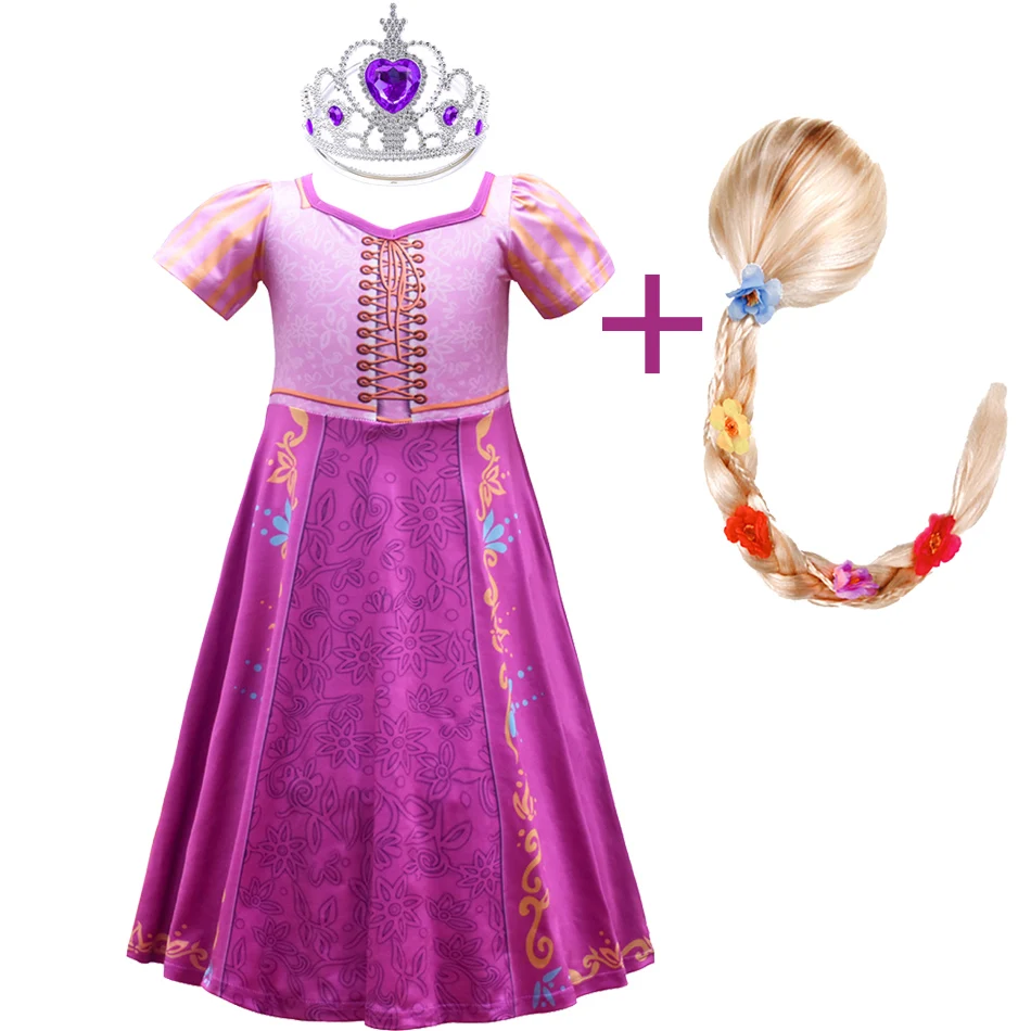 Rapunzel Dress Tangled Rapunzel Cosplay Costume and Princess Accessories Party Dress for Kids Girls Birthday 4-10 Years
Rapunzel Dress Tangled Rapunzel Cosplay Costume and Princess Accessories Party Dress for Kids Girls Birthday 4-10 Years