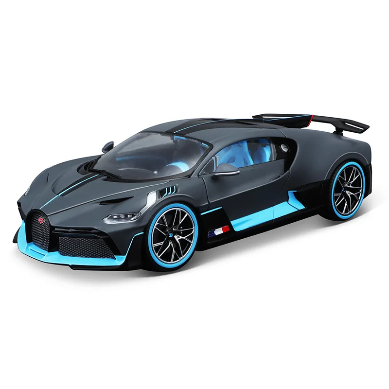 

Бураго 1:18 Модель спортивного автомобиля из сплава, игрушка для Bugatti Divo с управлением на руль, переднее колесо, рулевое колесо с коробкой