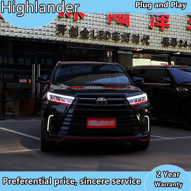 car accessories for Toyota Highlander Headlights 2018 2019 New Kluger/highlander ALL LED Headlight LED DRL Dynamic turn signal
car accessories for Toyota Highlander Headlights 2018 2019 New Kluger/highlander ALL LED Headlight LED DRL Dynamic turn signal