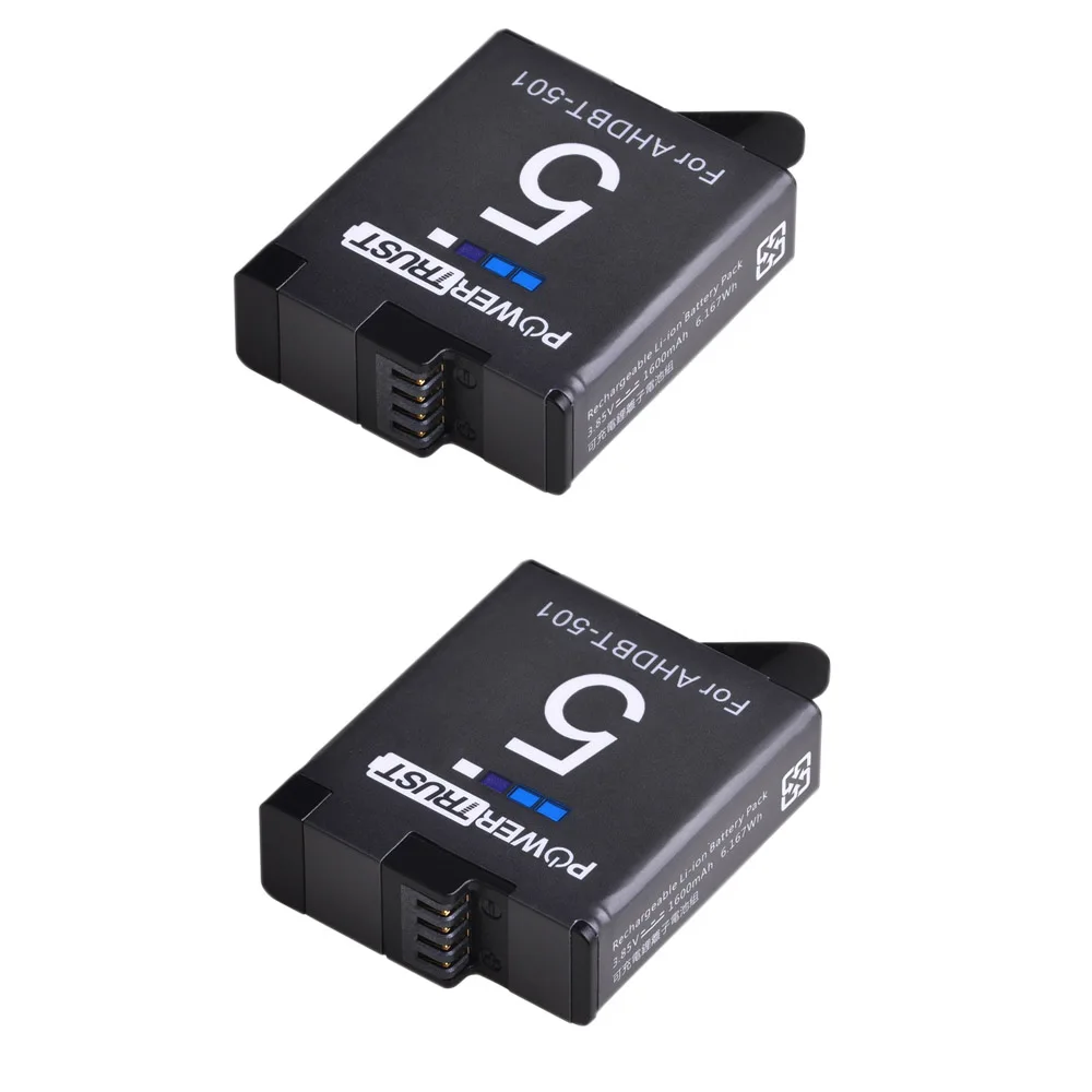 Аккумулятор AHDBT501 для GoPro Hero 5 аккумулятор Black (2018) 6 7 черная камера Akku | Электроника