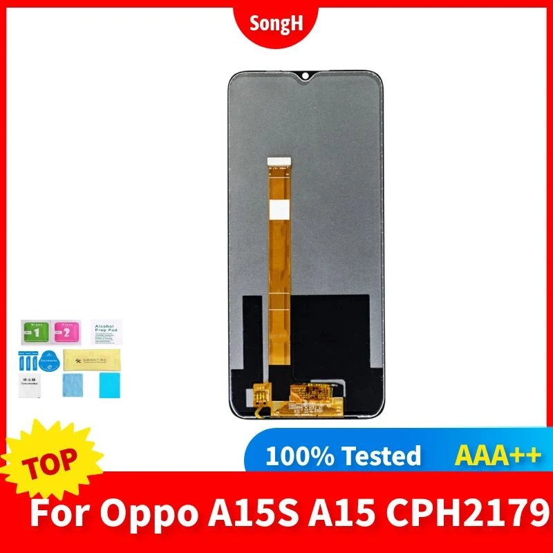Оригинальный дисплей 6,52 дюйма для OPPO A15s CPH2179 A15 CPH2185, ЖК-дисплей с сенсорным экраном и дигитайзером, стекло с рамкой
Оригинальный дисплей 6,52 дюйма для OPPO A15s CPH2179 A15 CPH2185, ЖК-дисплей с сенсорным экраном и дигитайзером, стекло с рамкой