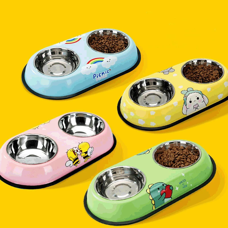 Double Cat Bowl Dog Bowl with Stainless Steel Material Feeding Cat Water Bowl Food Pet Bowls for Dogs Feeder Product Supplies
Double Cat Bowl Dog Bowl with Stainless Steel Material Feeding Cat Water Bowl Food Pet Bowls for Dogs Feeder Product Supplies