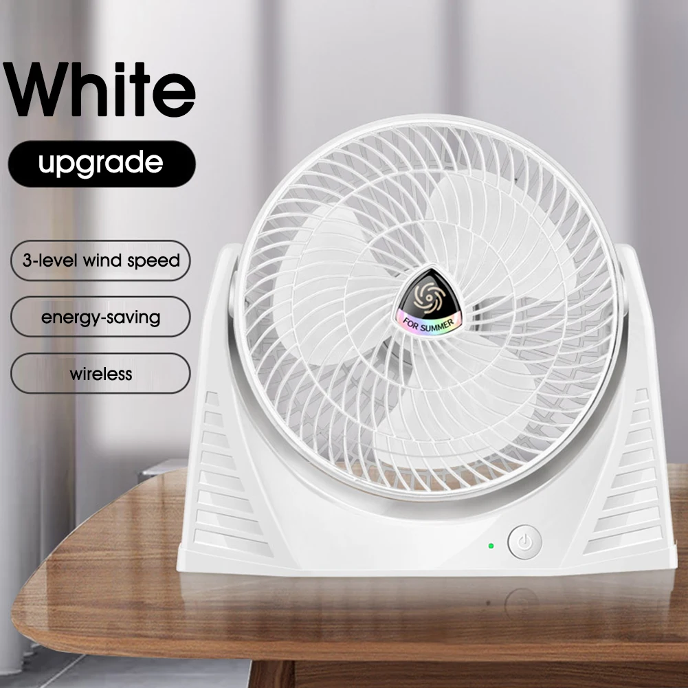 Adjustable Rechargeable Desk Fan Portable Cordless Fan With 3-Gear Wind Speed Rotable Table Fan For Home Office Travel Bedroom
Adjustable Rechargeable Desk Fan Portable Cordless Fan With 3-Gear Wind Speed Rotable Table Fan For Home Office Travel Bedroom