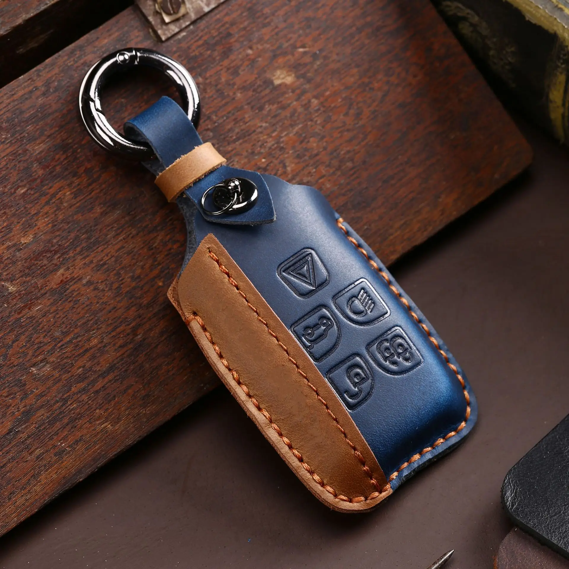 Classy Genuine Leather Car Key Cover Case for Jaguar Xfl Xel Land Rover Evoque Keys Holder Keychain Bag Auto Accessories
Classy Genuine Leather Car Key Cover Case for Jaguar Xfl Xel Land Rover Evoque Keys Holder Keychain Bag Auto Accessories