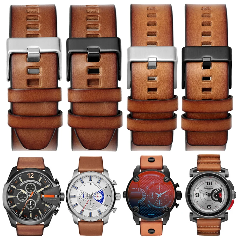 Genuine leather Soft watchband For diesel watch belt DZT2002/DZ4343/DZ7417 strap 22 24 26mm Men Wrist Watch Band brown bracelet
Genuine leather Soft watchband For diesel watch belt DZT2002/DZ4343/DZ7417 strap 22 24 26mm Men Wrist Watch Band brown bracelet