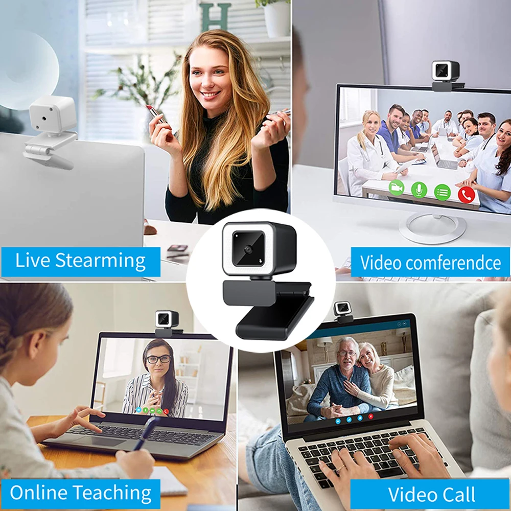 4K USB Webcam Wide Angle Auto Focus 3-level Brightness Adjustment USB Web Camera Built-in Noise Reduction Microphone PC Webcam
4K USB Webcam Wide Angle Auto Focus 3-level Brightness Adjustment USB Web Camera Built-in Noise Reduction Microphone PC Webcam