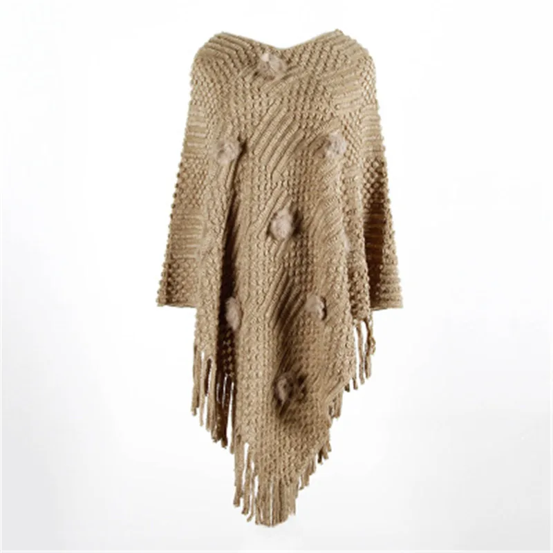Winter 2020 Casual Elegant Tassel Sweater Cloak for Women Plaid Striped Print Women Sweater
Winter 2020 Casual Elegant Tassel Sweater Cloak for Women Plaid Striped Print Women Sweater
