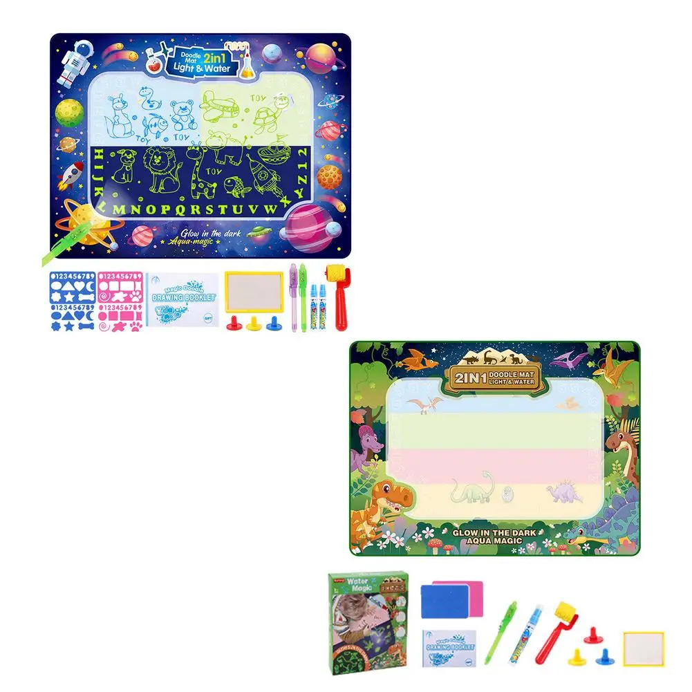 New Water Doodle Mat Luminous Light & Water Drawing Educational Toys Magic Water Drawing Mat Painting Board Educational Toys Set
New Water Doodle Mat Luminous Light & Water Drawing Educational Toys Magic Water Drawing Mat Painting Board Educational Toys Set