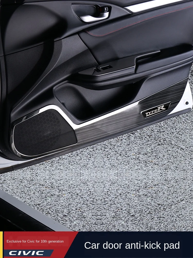 Suitable for Honda 10 Th Generation Civic Door Sill Special Welcome Pedal Rear Guard Plate Stainless Steel Modification Accessor 
Suitable for Honda 10 Th Generation Civic Door Sill Special Welcome Pedal Rear Guard Plate Stainless Steel Modification Accessor