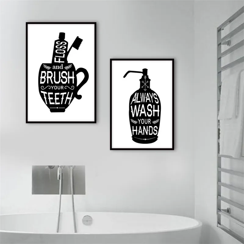 Toilet Bathroom Decor Wall Poster Picture Brushing Tooth Washing Hand Living Room Home Decorations For Home Canvas Painting
Toilet Bathroom Decor Wall Poster Picture Brushing Tooth Washing Hand Living Room Home Decorations For Home Canvas Painting