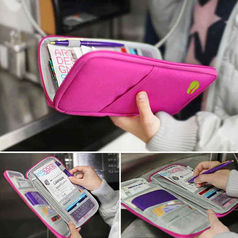 Multifunction Purse Travel Pack Clutch Mujer Travel Wallet Passport Credit ID Card Holder Organizer Cash Holder Document Bag
Multifunction Purse Travel Pack Clutch Mujer Travel Wallet Passport Credit ID Card Holder Organizer Cash Holder Document Bag