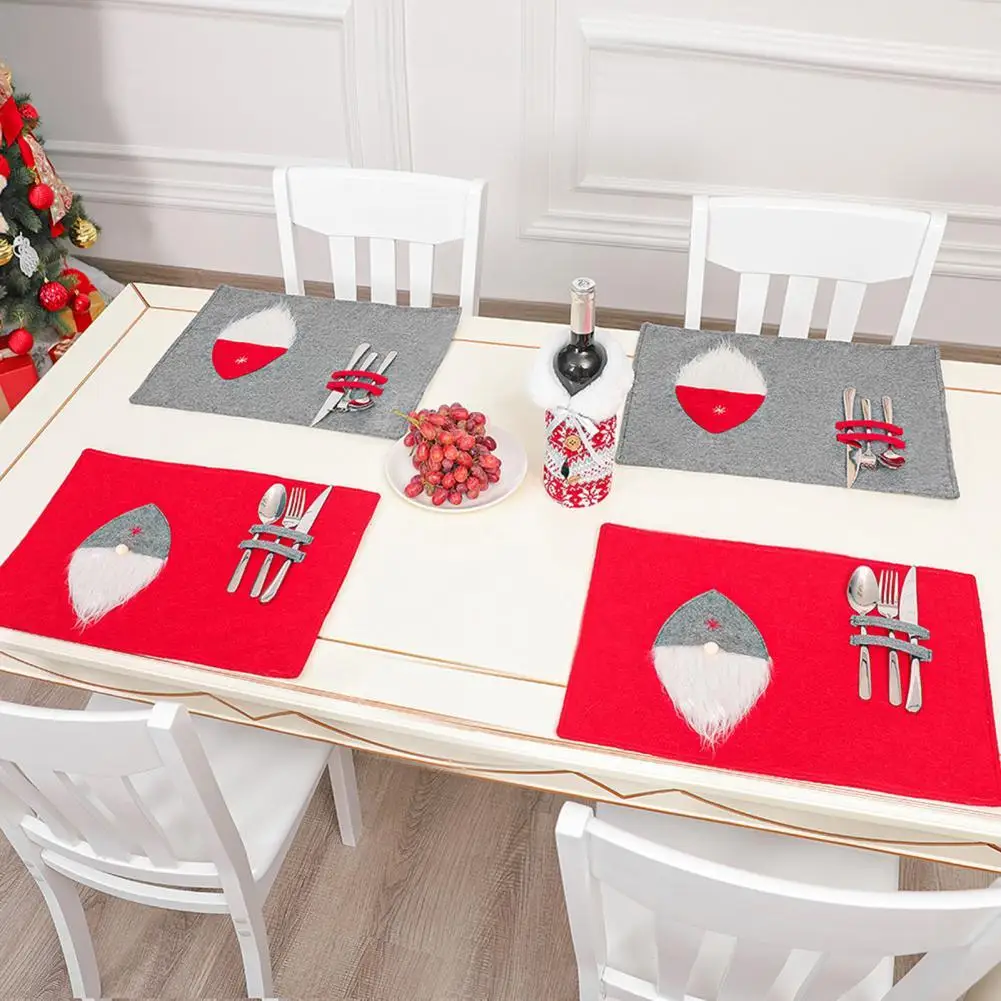 Skid Resistance Christmas Bowl Mat Rectangle Dwarf Pattern Christmas Placemat Fabric Fluffy White Beard Bowl Pad for Dining
Skid Resistance Christmas Bowl Mat Rectangle Dwarf Pattern Christmas Placemat Fabric Fluffy White Beard Bowl Pad for Dining