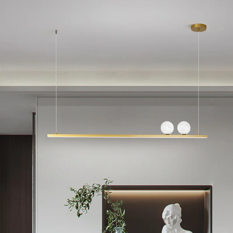 Nordic minimalist restaurant chandelier post-modern fashion creative aluminum straight 3D printing moon bar small chandelier
Nordic minimalist restaurant chandelier post-modern fashion creative aluminum straight 3D printing moon bar small chandelier