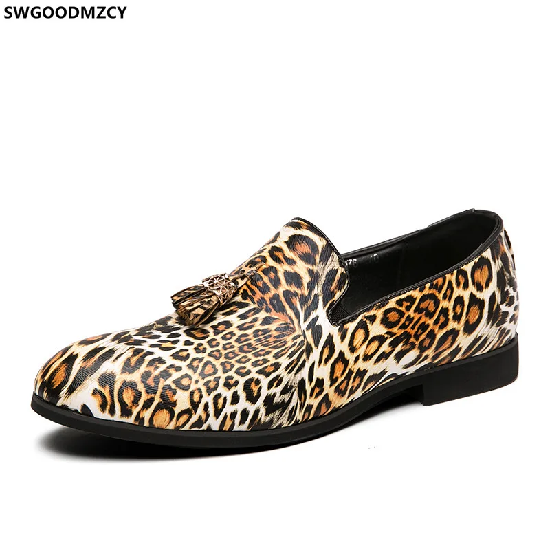 Party Shoes for Men 2023 Leopard Loafers Men Dress Shoes Italian Tassel Slip on Shoes Mens Leather Footwear Chaussure Homme Cuir
Party Shoes for Men 2023 Leopard Loafers Men Dress Shoes Italian Tassel Slip on Shoes Mens Leather Footwear Chaussure Homme Cuir