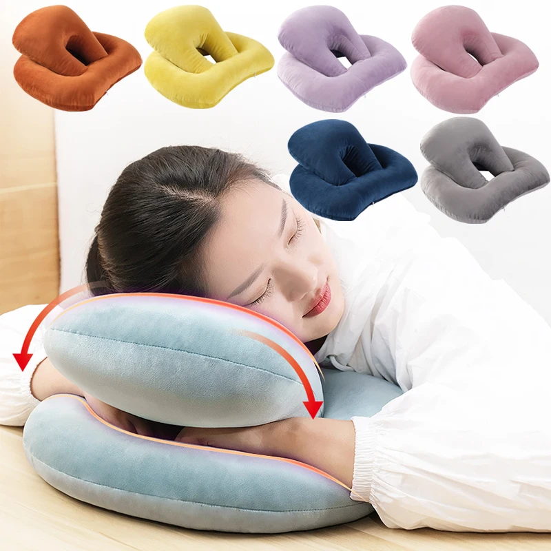 

Office Nap Pillow Octopus Neck Filler Head Pillow Supporter Back Seat Cushion Headrest Siesta Chair Pillow Student Desk Sleeping