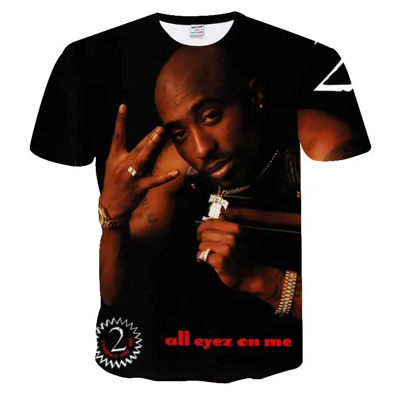2021 Singer 2pac 3d Printed T-shirt Men/women Fashion Casual Cartoon Hip-hop Popular Round Neck Streetwear Oversize Tops
2021 Singer 2pac 3d Printed T-shirt Men/women Fashion Casual Cartoon Hip-hop Popular Round Neck Streetwear Oversize Tops