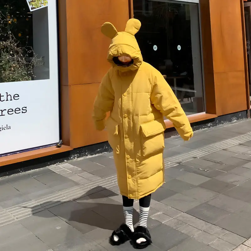 2021 Auutmn Winter Women New Hooded Cotton Padded Long Parkas Female Thick Long Sleeve Warm Outwear Lady Loose Pockets Coat S254
2021 Auutmn Winter Women New Hooded Cotton Padded Long Parkas Female Thick Long Sleeve Warm Outwear Lady Loose Pockets Coat S254