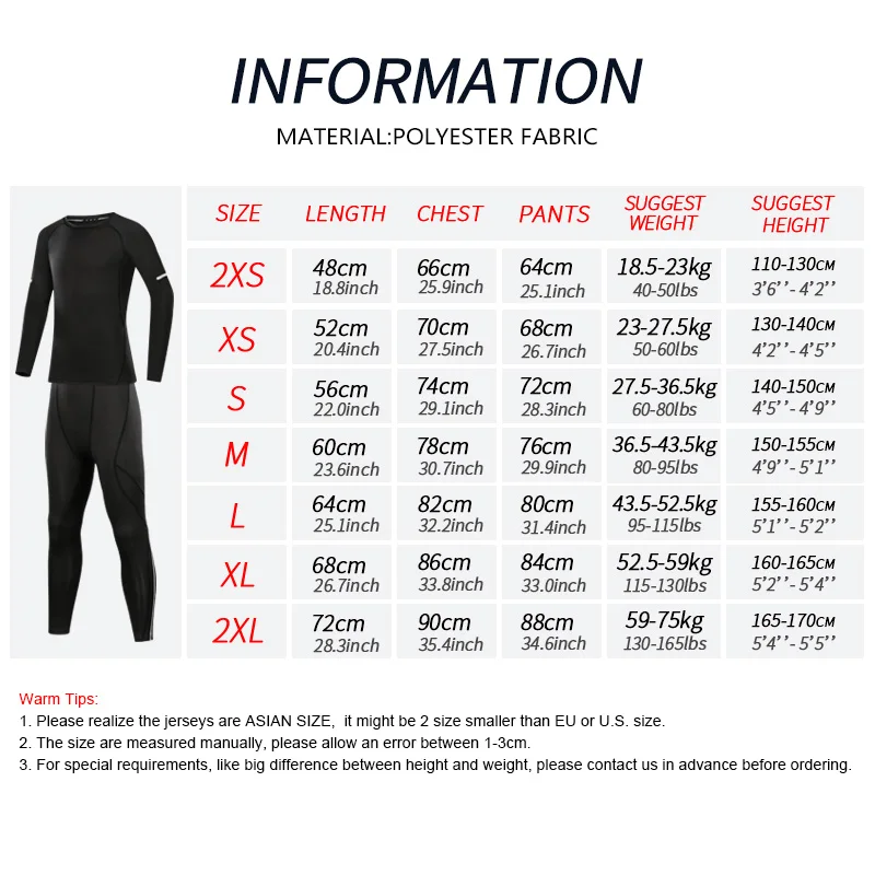 Winter Thermal Underwear Men Child Warm Fleece Fitness Legging Tight Undershirts Compression Quick Drying Male Thermo Long Johns
Winter Thermal Underwear Men Child Warm Fleece Fitness Legging Tight Undershirts Compression Quick Drying Male Thermo Long Johns