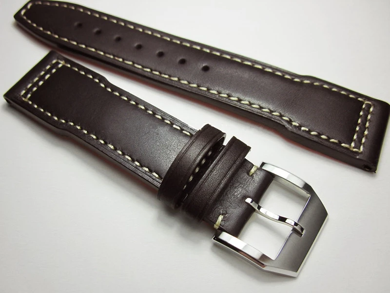 

22mm21mm20mm Genuine Leather Watchbands Bracelet Cowhide Watch Strap For Women Men Wrist Band Leather strap square head and tail