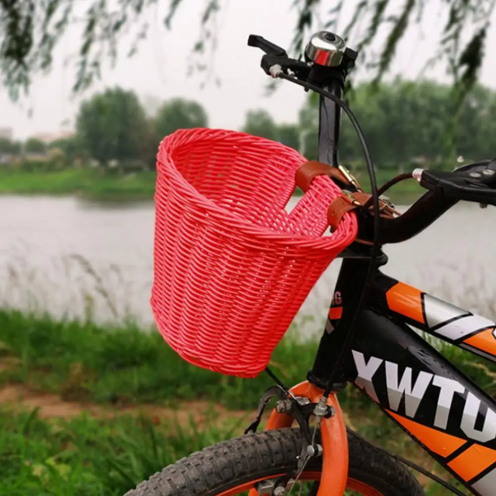 Wicker Bike Basket Front Children Bicycle Handlebar Mount Basket Hand-woven Rattan Bicycle Storage Holder Cargo Bag 20X16X14cm
Wicker Bike Basket Front Children Bicycle Handlebar Mount Basket Hand-woven Rattan Bicycle Storage Holder Cargo Bag 20X16X14cm