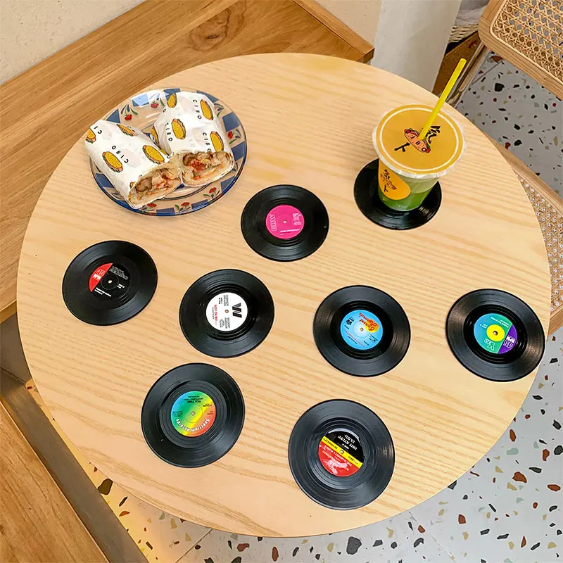 Drink Coasters Set 6 Pieces Vinyl CD Records Disk Heat Resistant Prevent Furniture Music Lover Novelty Housewarming Hostess Gift
Drink Coasters Set 6 Pieces Vinyl CD Records Disk Heat Resistant Prevent Furniture Music Lover Novelty Housewarming Hostess Gift