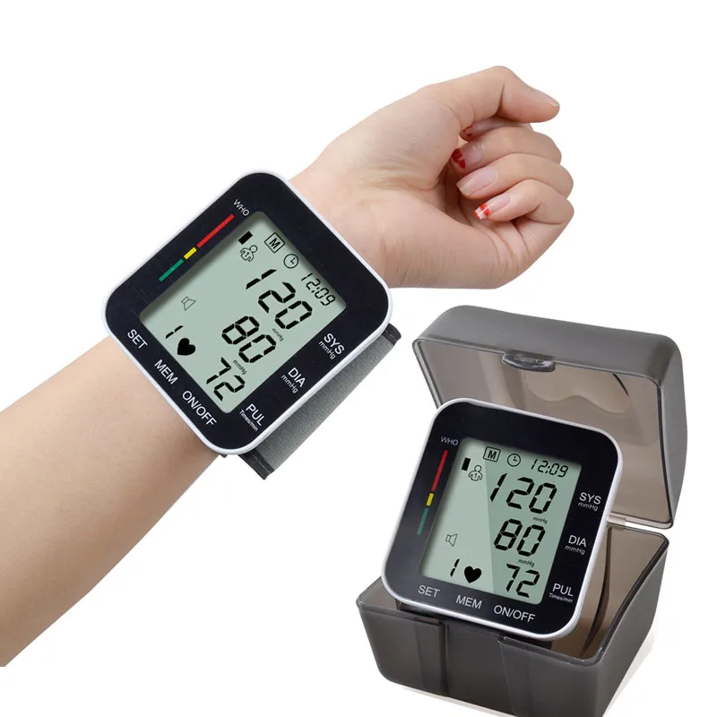 Health Care BP Sphygmomanometer big Wrist Blood Pressure meter Pulse Rate Heart Beat Monitor Device Equipment Tonometer machine
Health Care BP Sphygmomanometer big Wrist Blood Pressure meter Pulse Rate Heart Beat Monitor Device Equipment Tonometer machine