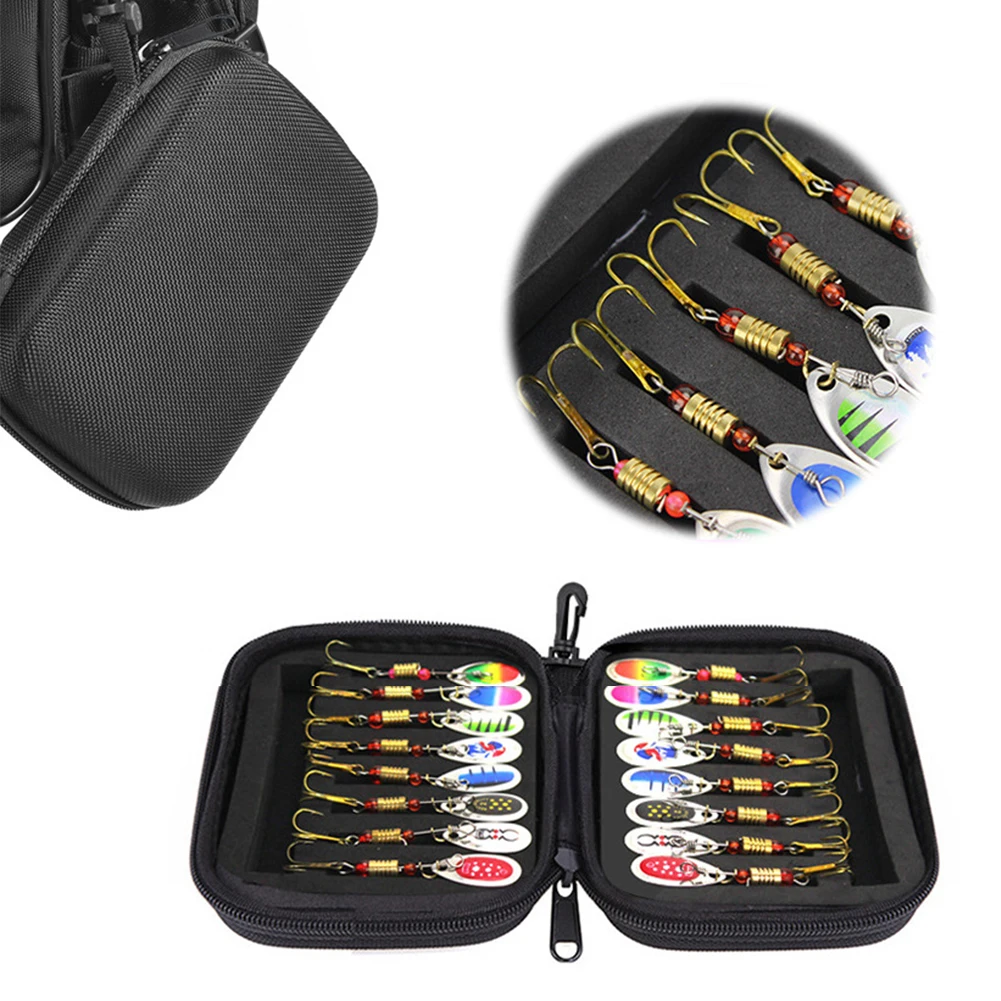 New 16pcs Fishing Bag Waterproof Portable Oxford Cloth Lure Baits Hooks Tackle Storage Bag Case Fishing Accessories Bag
New 16pcs Fishing Bag Waterproof Portable Oxford Cloth Lure Baits Hooks Tackle Storage Bag Case Fishing Accessories Bag