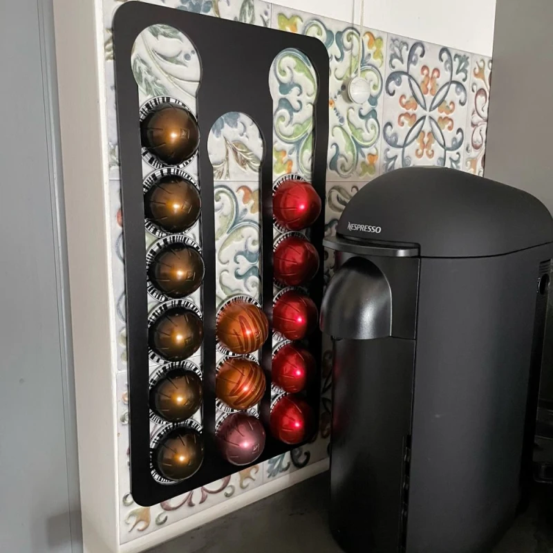 Hot Sale Nespresso Vertuoline Coffee Capsule Holder Stand Wall-mounted Coffee Capsule Storage Box Coffee Pods Storage Shelves
Hot Sale Nespresso Vertuoline Coffee Capsule Holder Stand Wall-mounted Coffee Capsule Storage Box Coffee Pods Storage Shelves