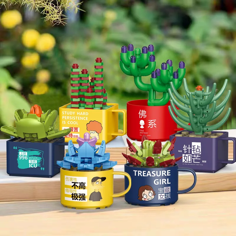 Technical Mystery Toys Boxes Building Blocks Plant Succulent Model Mini Gifts for Kids Children Girl Random Box Decorations
Technical Mystery Toys Boxes Building Blocks Plant Succulent Model Mini Gifts for Kids Children Girl Random Box Decorations