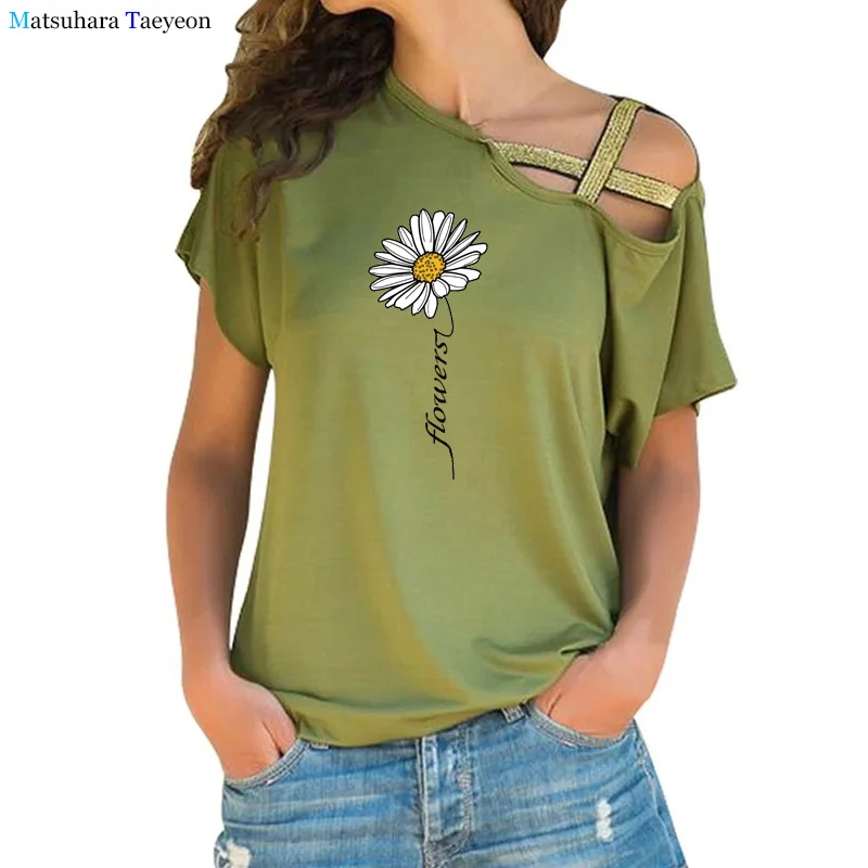 Summer S-5XL Plus Size T Shirt Cute Daisy Print T-Shirt Cotton Women Tshirts Loose Short Sleeve Tee Oversized Black Tops
Summer S-5XL Plus Size T Shirt Cute Daisy Print T-Shirt Cotton Women Tshirts Loose Short Sleeve Tee Oversized Black Tops