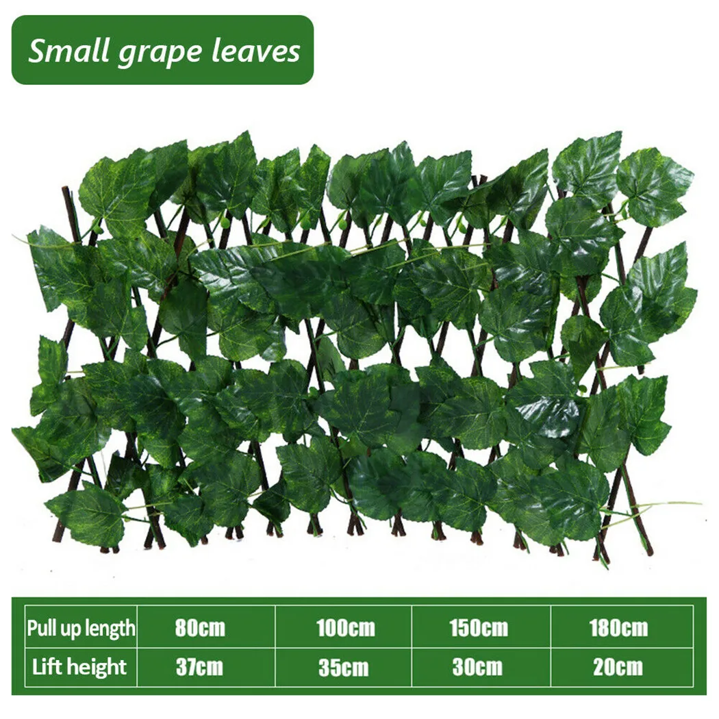 Artificial Ivy Leaves Expanding Trellis Fence Wooden Hedge Garden Privacy Screen Climbing Frame Garden Decoration
Artificial Ivy Leaves Expanding Trellis Fence Wooden Hedge Garden Privacy Screen Climbing Frame Garden Decoration