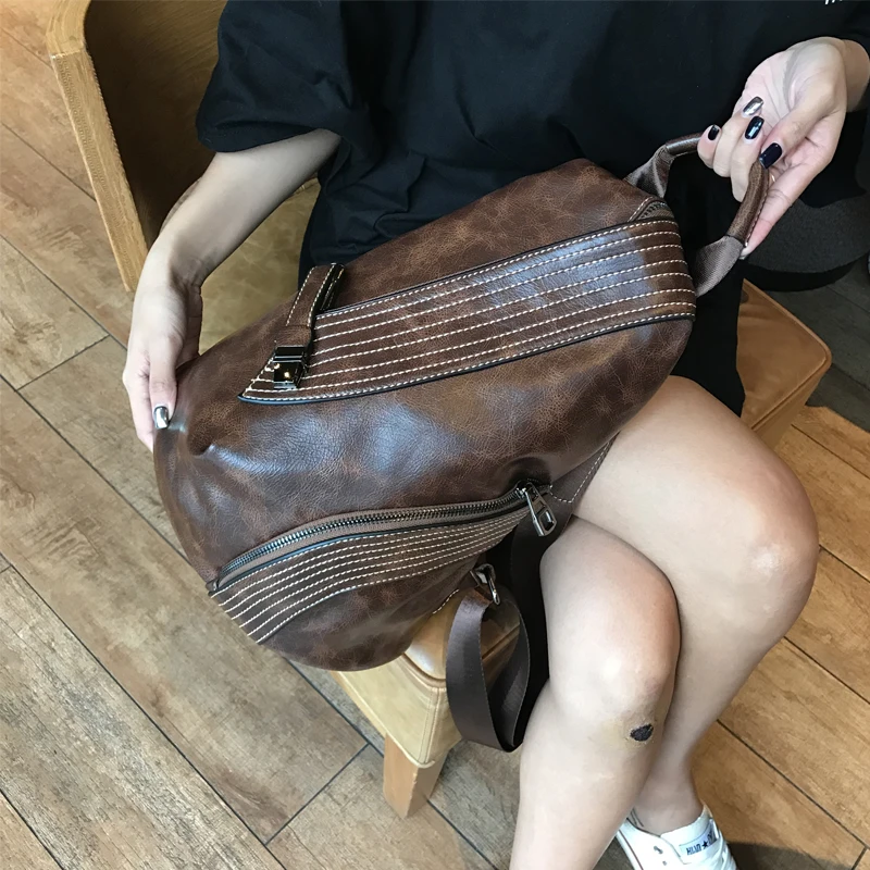 Кожаный женский брендовый рюкзак 2021, простой рюкзак с машинным шитьем, универсальная сумка для отдыха, большая Вместительная дорожная сумк...
Кожаный женский брендовый рюкзак 2021, простой рюкзак с машинным шитьем, универсальная сумка для отдыха, большая Вместительная дорожная сумк...