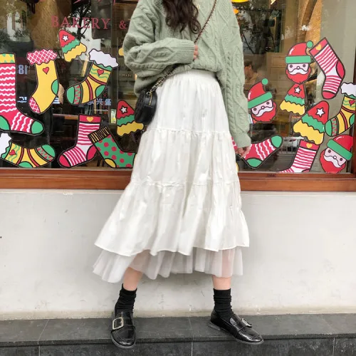 2020 Long Skirts For Women's Skirts Harajuku Korean Style White Black Maxi Skirt For Teenagers High Waist Skirt School Skirts
2020 Long Skirts For Women's Skirts Harajuku Korean Style White Black Maxi Skirt For Teenagers High Waist Skirt School Skirts