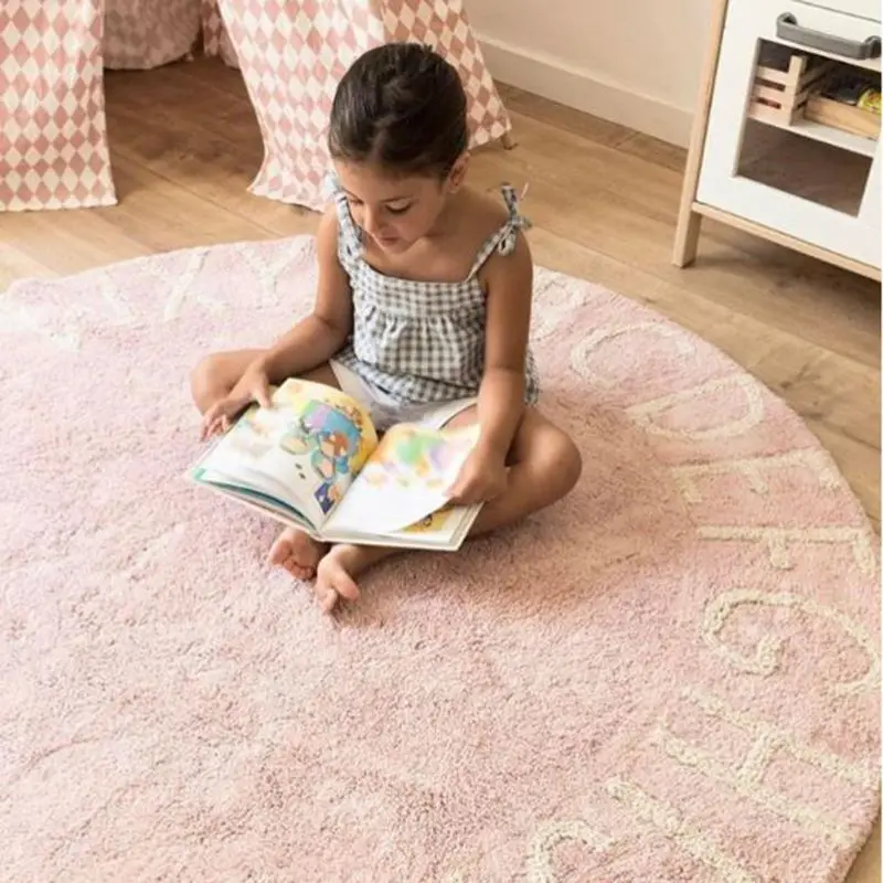 120cm Letter Round Area Rug Carpets Kids Baby Play Games Mat Antiskid Living Room Decor
120cm Letter Round Area Rug Carpets Kids Baby Play Games Mat Antiskid Living Room Decor