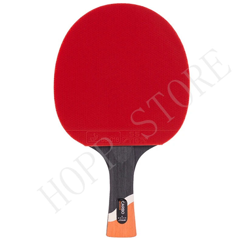 

STIGA 6 Star Table Tennis Racket Ping Pong Paddle Pimples In For Offensive Rackets Sport Original Stiga Racket