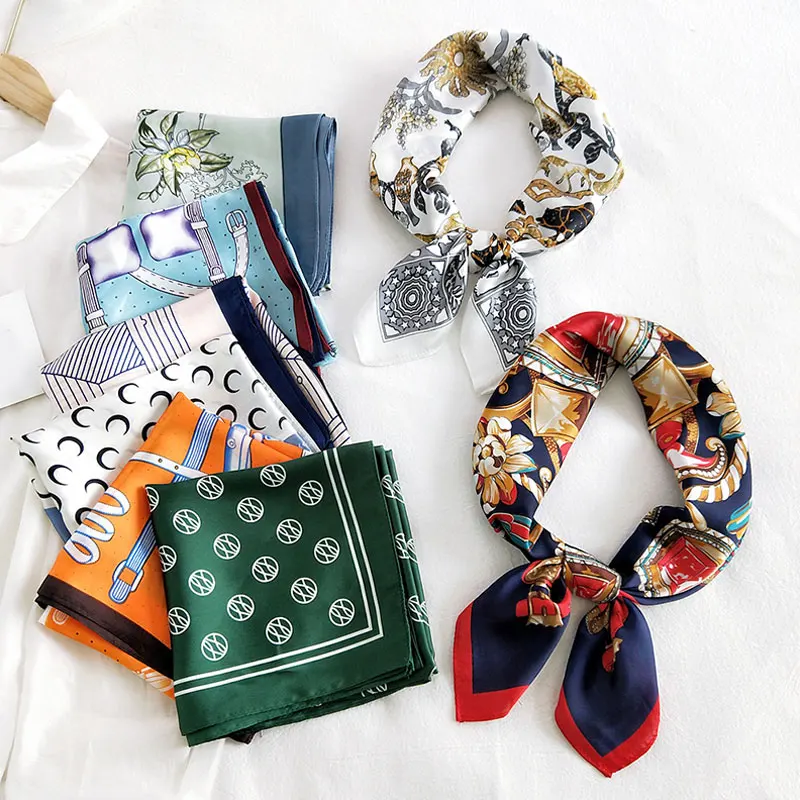 70x70cm Fashion Square Scarf Women Floral Shawls Hair Tie Bandanas Hijab Small Neck Scarf Female Foulard Scarves Neckerchief
70x70cm Fashion Square Scarf Women Floral Shawls Hair Tie Bandanas Hijab Small Neck Scarf Female Foulard Scarves Neckerchief