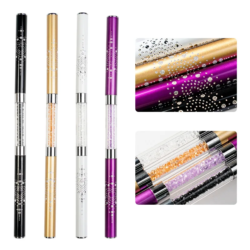 Manicure Crystal Carving Light Therapy Pen Nail Art Decoration White Drill Pipe Double Head Color Drawing Pen Crystal Dual Purp
Manicure Crystal Carving Light Therapy Pen Nail Art Decoration White Drill Pipe Double Head Color Drawing Pen Crystal Dual Purp