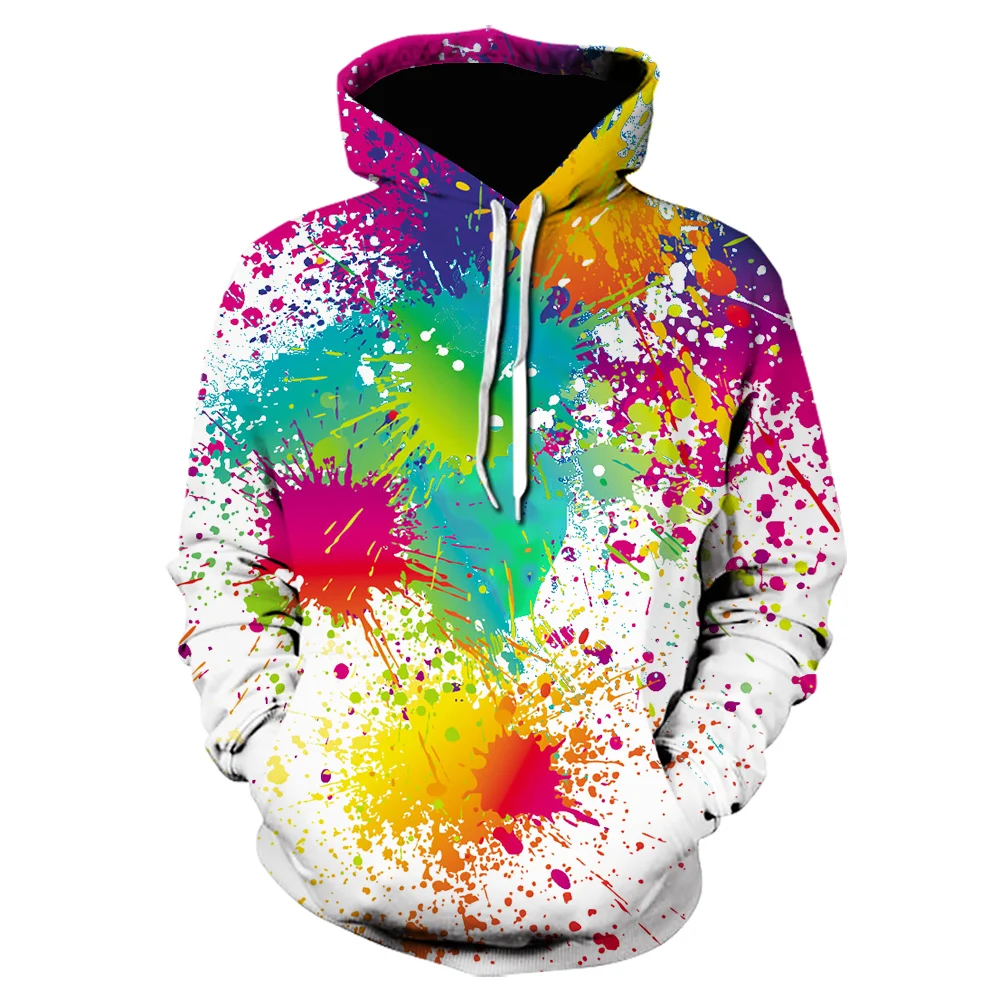 2020 Fall/winter New Men's And Women's Hoodie Splatter 3d Printing Tie-dye Hoodie Watercolor Cool Sweatshirt White Pullover Coat
2020 Fall/winter New Men's And Women's Hoodie Splatter 3d Printing Tie-dye Hoodie Watercolor Cool Sweatshirt White Pullover Coat