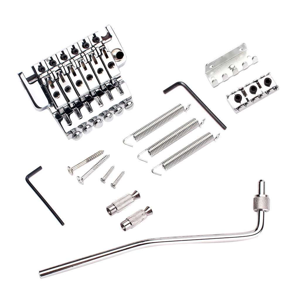 Double Locking Electric Guitar Bridge Saddles for Tremolo Bridge Parts Accessories
Double Locking Electric Guitar Bridge Saddles for Tremolo Bridge Parts Accessories
