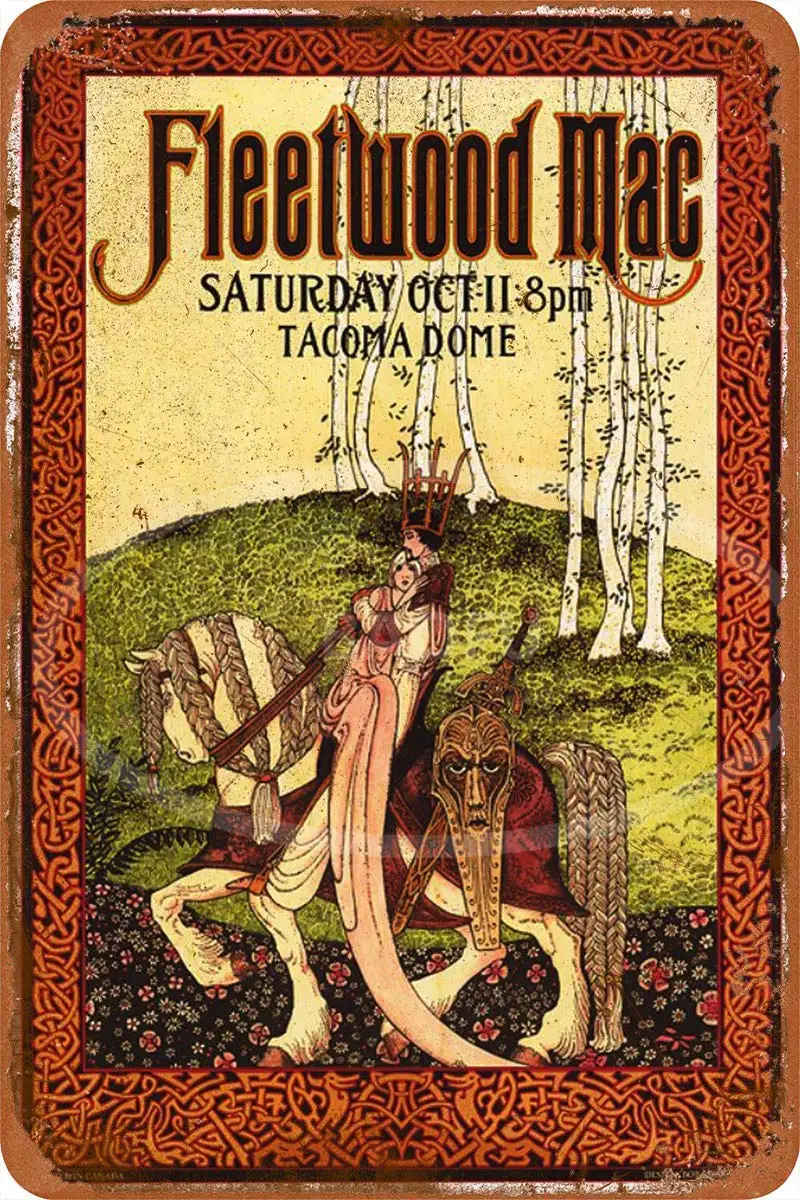 Fleetwood Mac Music Metal Sign Poster Tin Prompt Plaque Vintage Wall Decor for Bar Club Man Cave Garage 12x8 Inch
Fleetwood Mac Music Metal Sign Poster Tin Prompt Plaque Vintage Wall Decor for Bar Club Man Cave Garage 12x8 Inch