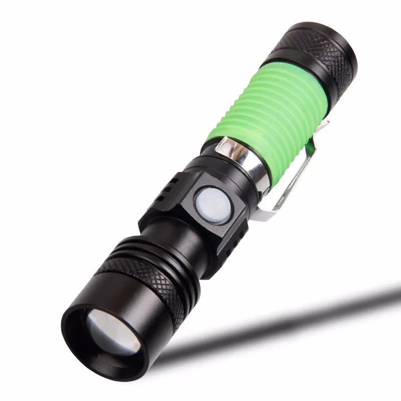 Built In Battery Powerful 5000LM 4 Modes T6 LED Zoomable Flashlight Torch Lamp Light Aluminum Outdoor Camping Emergency
Built In Battery Powerful 5000LM 4 Modes T6 LED Zoomable Flashlight Torch Lamp Light Aluminum Outdoor Camping Emergency