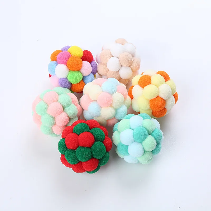 Pet Cat Toy Colorful Handmade Bouncy Ball Kitten Toys Plush Bell Ball Gatos Toy Planet Ball Cat Toys Interactive Pet Supplies
Pet Cat Toy Colorful Handmade Bouncy Ball Kitten Toys Plush Bell Ball Gatos Toy Planet Ball Cat Toys Interactive Pet Supplies