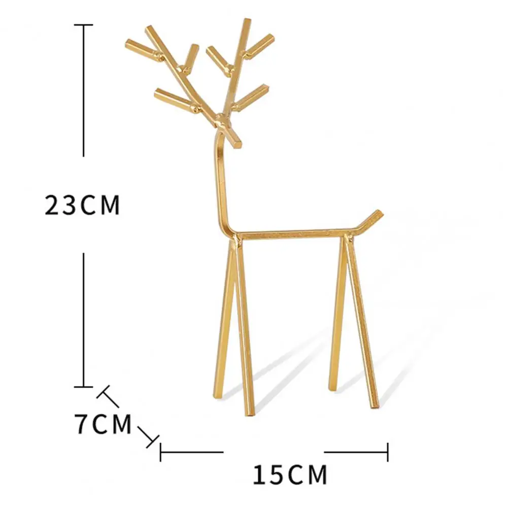 80% Hot Sales!! Jewelry Rack Deer Shape Lovely Wrought Iron Deer Tree Necklace Racks for Bedroom
80% Hot Sales!! Jewelry Rack Deer Shape Lovely Wrought Iron Deer Tree Necklace Racks for Bedroom