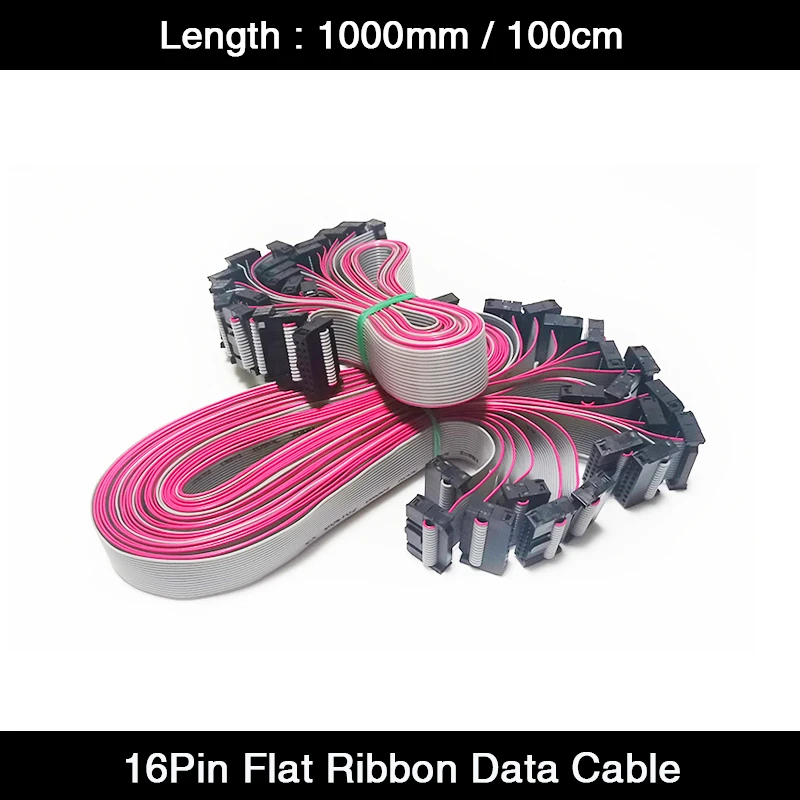 Плоские ленточные кабели 10 шт./лот 1000 мм/100 см/1 м длиной 16 контактов для